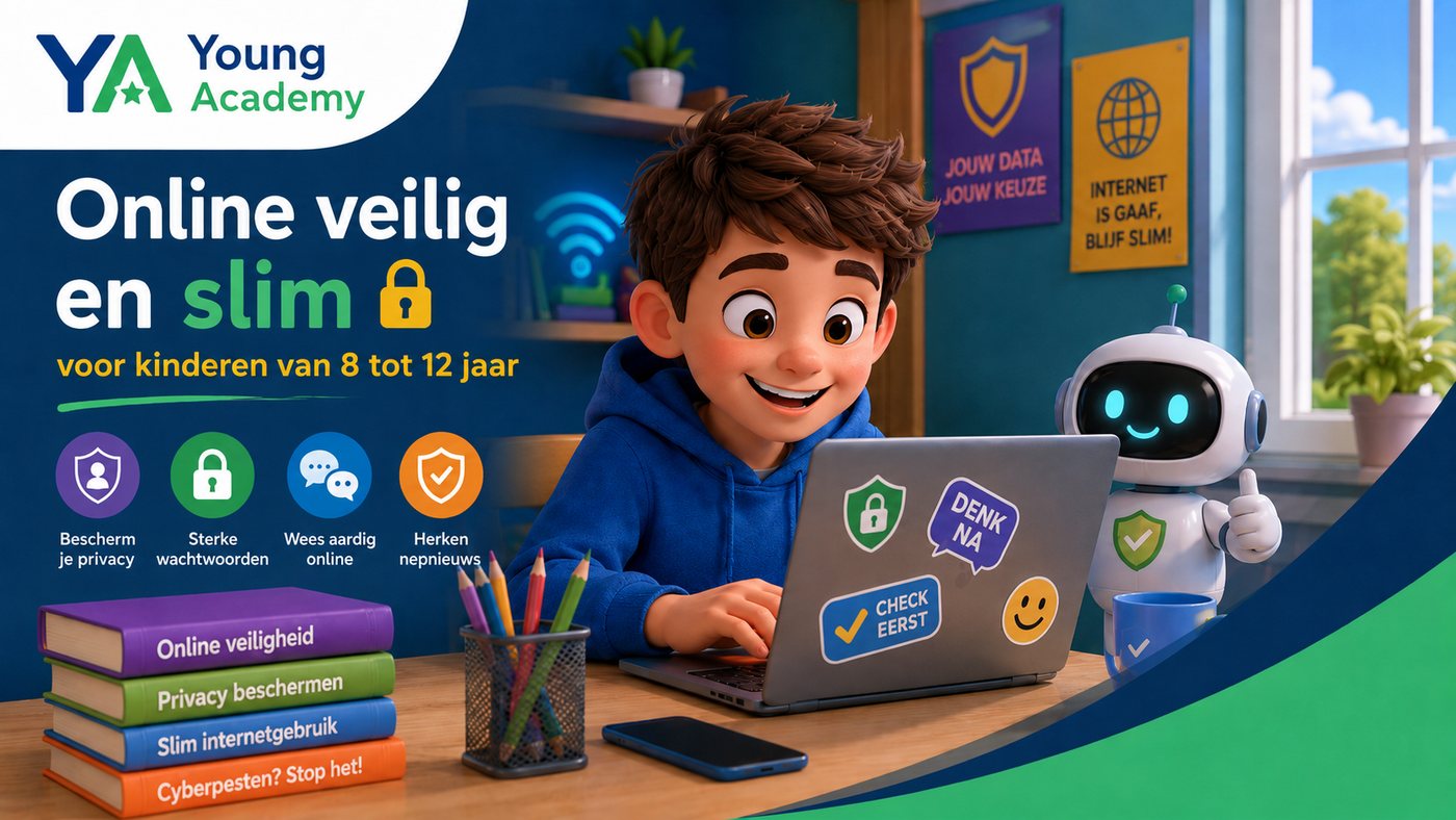 Young Academy — Online veilig en slim, voor kinderen van 8 tot 12 jaar